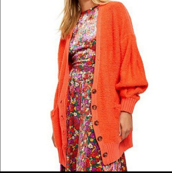 Free People Snow Drop Alpaca Long Cardigan - Picture 2 of 11